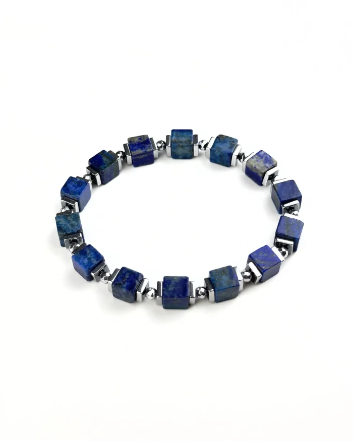Браслет КУБЫ. Лазурит