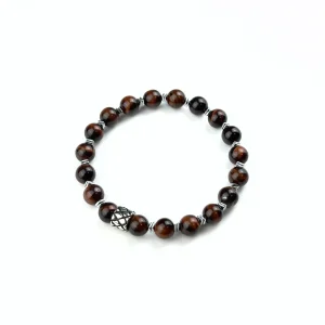 Браслет СТАЛЬНОЙ ХАРАКТЕР. Бычий глаз